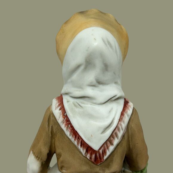 Lot Of 2 Vintage Homco Old Man & Woman 9” Hand Painted Porcelain Figurines - Picture 8 of 16